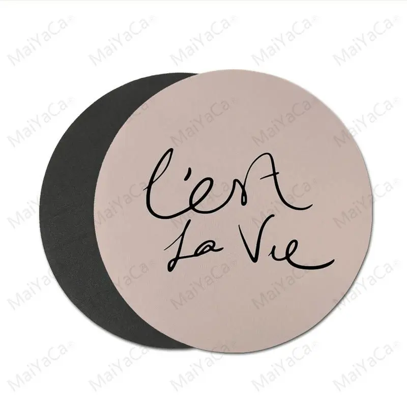 Maiyaca Nieuwe Ontwerp Balans Gamer Speed Muizen Retail Kleine Rubber Mousepad Computer Game Rubber Ronde Muismat