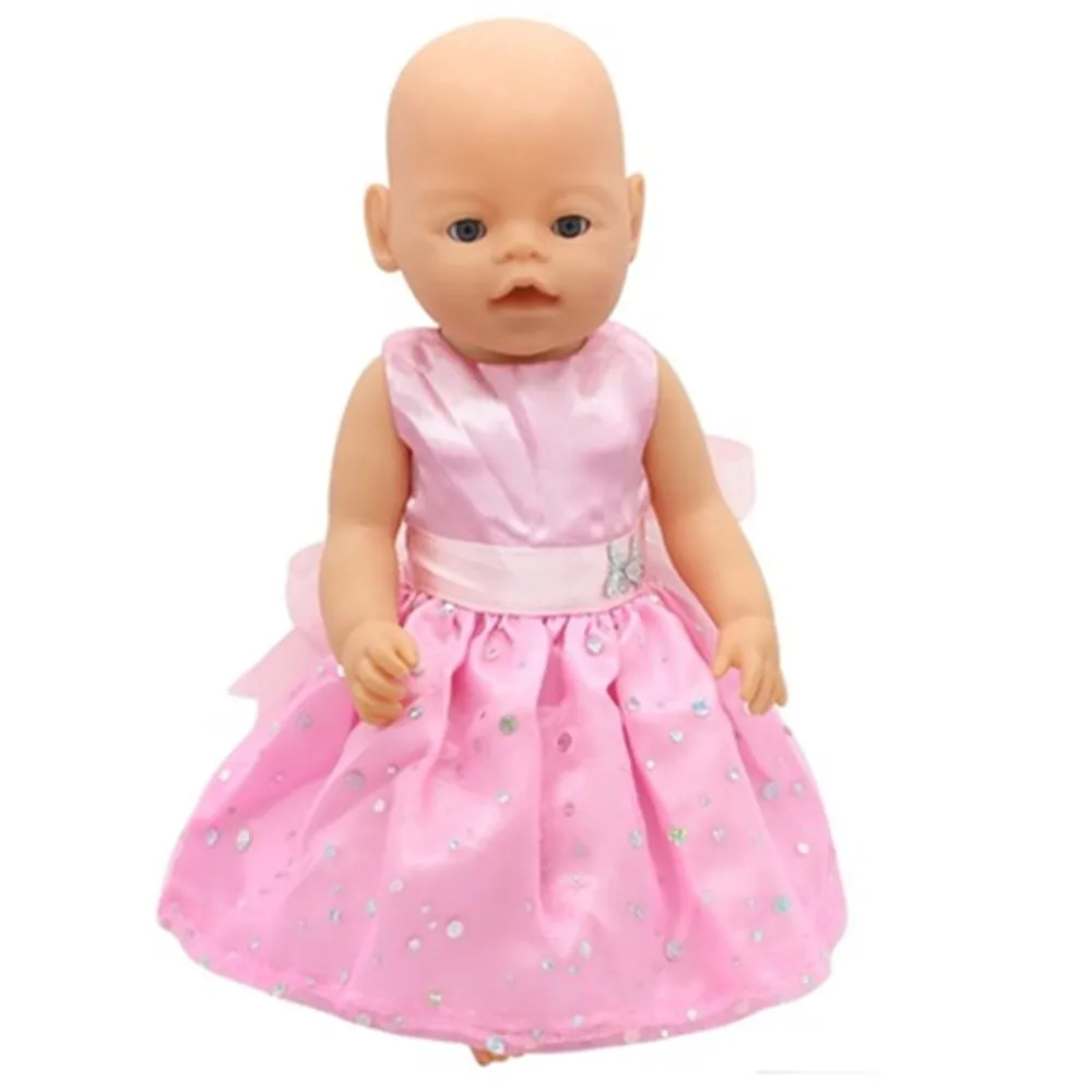 Doll Clothes Fashion Accessories Bow Princess Skirt Suitable For 18 Inch American Doll & 43 Cm Born Doll Accessories Generation