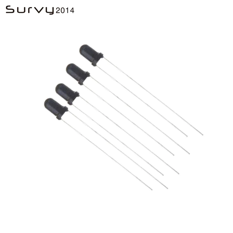 50/100PCS 3/5mm IR infrared F3/F5 940nm (Black) High Power Launch emission tube diode LED Lamp Emitting