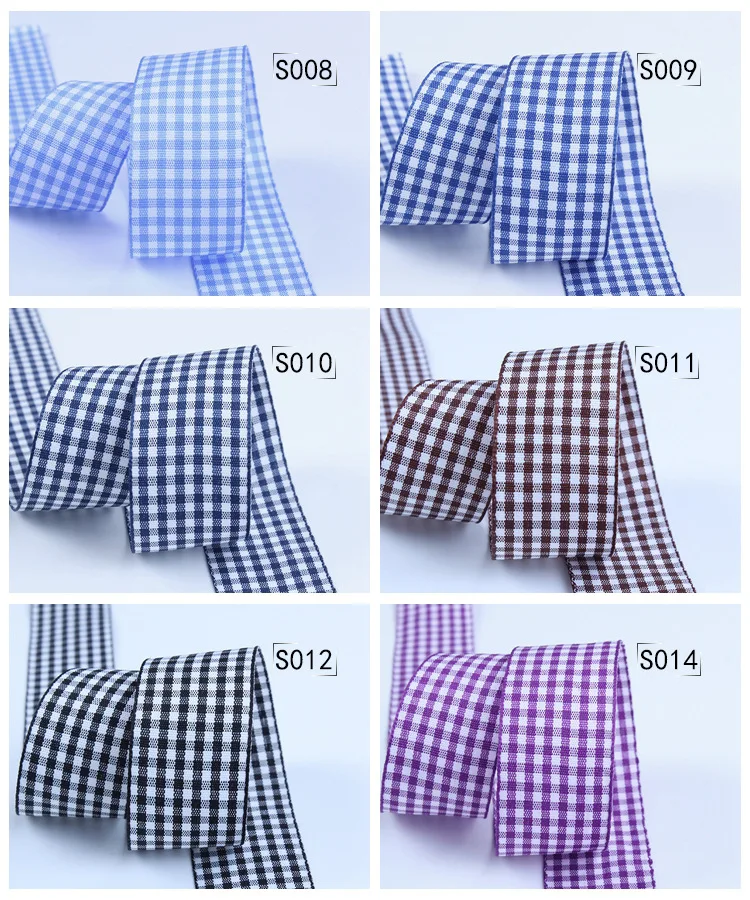 5 Meter Gitter-Satinbänder, DIY-Bowknot-Band, Schleife, Bastelbedarf, Ripsband, Mädchen-Haar-Accessoires, Bänder aus Satin – Detail 11