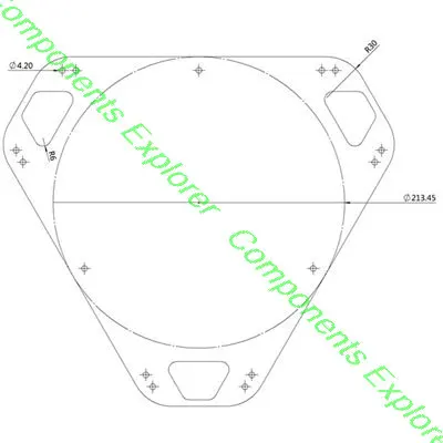 

180mm Kossel Printing Plate