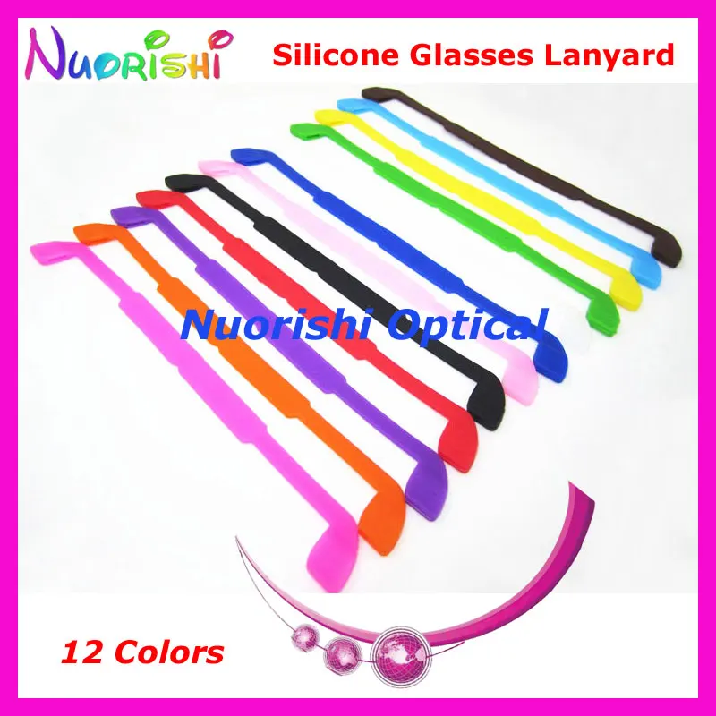 

50pcs L605 12 Colors High Quality Elasticity Silicone Anti-Slip Glasses Eyewear Eyeglass Sunglasses Cords Lanyard Free Shipping