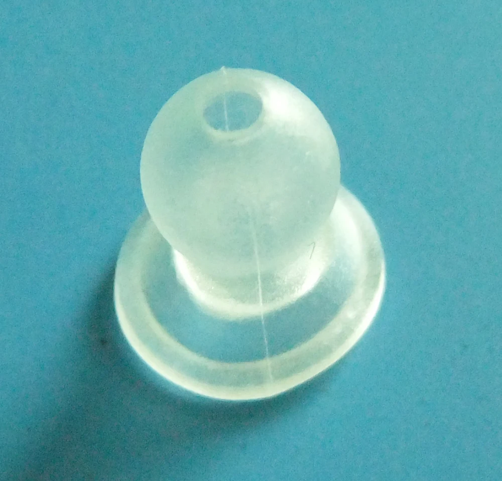 100X Nipple Eartip Clear Color For Surveillance Earphone