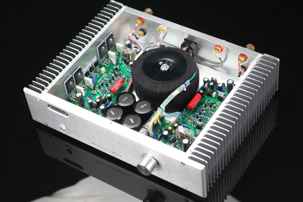 ZEROZONE Finished Hifi Stereo Power amplifier base on Accuphase XE350 AMP 80W+80W L6-35