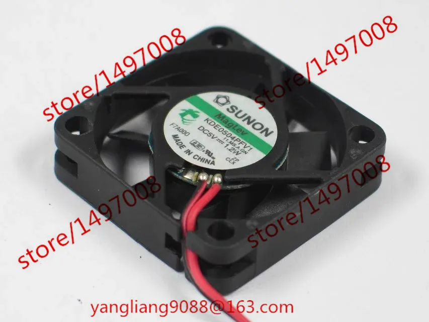 

SUNON KDE0504PFV1 11.MS.A.GN DC 5V 1.2W 40x40x10mm Server Cooling Fan