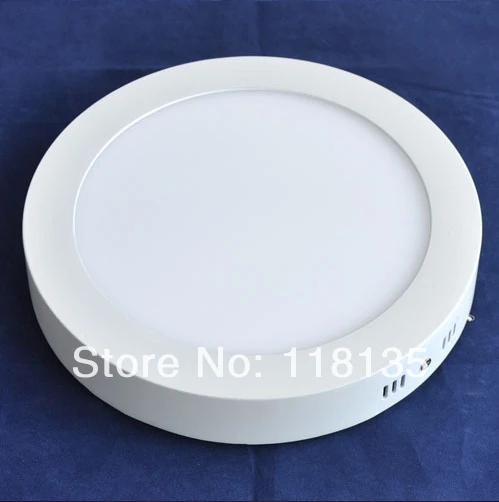 Freeshipping Surface Mounted LED Panel light Warmwhite/Cool White For Kitchen AC85-265V 12W 860LM Round LED Ceiling Lamp