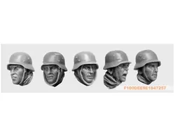 1:35 Resin kit    WWII British troops head (5 Figures)10