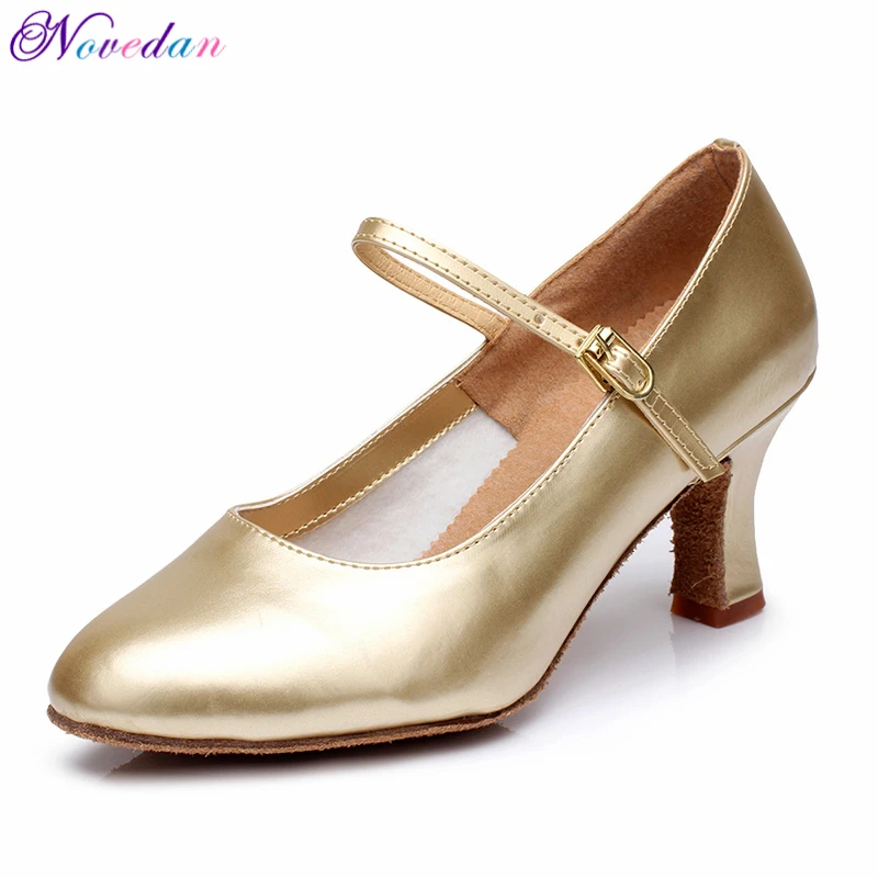 New Women Girls Ballroom Latin Tango Modern Dance Shoes Closed Toe Sandals Indoor Dancing Shoes Ladies Salsa Shoes