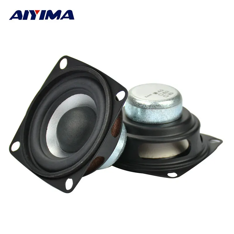 AIYIMA 2 Inch 53mm Full Range Audio Speaker 4/8 Ohm 12W Exquisite Tweeter Amplifier Bluetooth DIY Home Theater Loudspeaker 2PCS