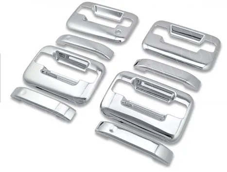 hot sale Door Handles Cover 4D No PSKH No Key Pad ABS Plastic Chrome 2004-2015 For FORD Truck Accessories 8 pcs/set