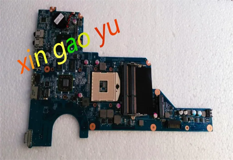 FOR HP For PAVILION G4-1000  G6 G7 G7T-1000 Laptop Motherboard DA0R12MB6E0 DDR3 HM55 R12 636370-001  100% Tested Perfectly