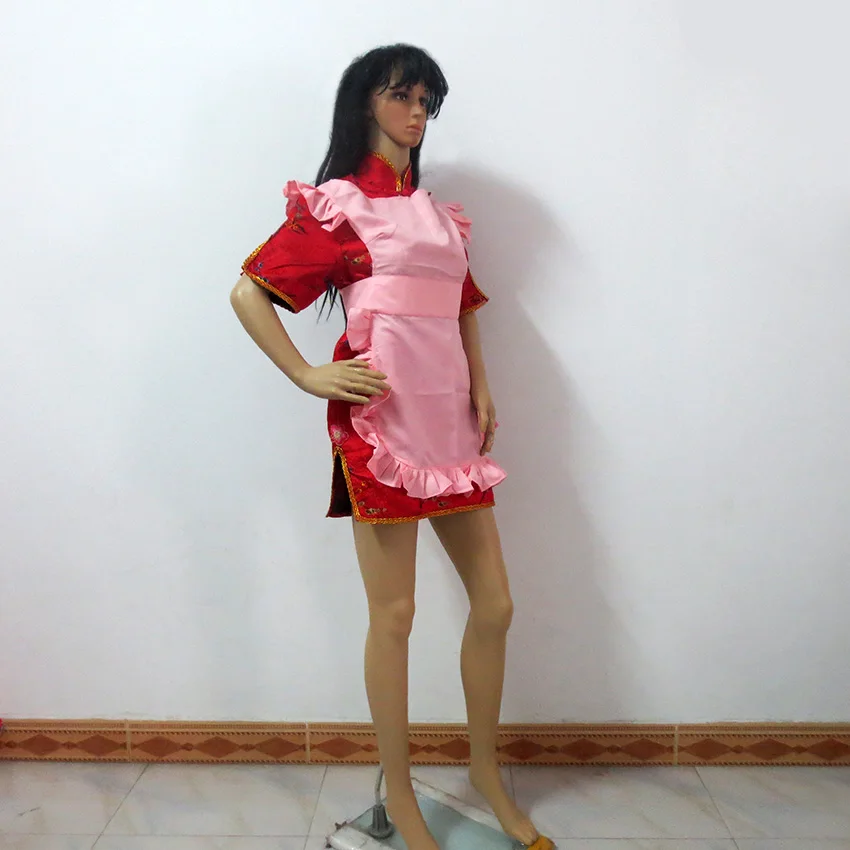 Ranma 1/2 Nibun-no-Ichi Een Half Ranma Shampoo Kerstfeest Halloween Uniform Outfit Cosplay Kostuum Aanpassen elke maat