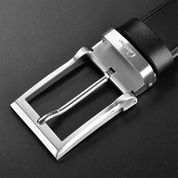 Ciartuar Leahther Belts for Men High Quality Genuine Leather Belt Male Luxury Designer Strap Men's Belt Pin Buckle Mens Ceinture