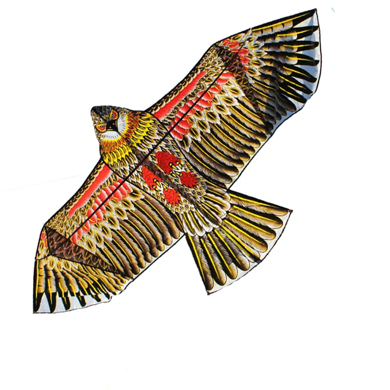 Outdoor Sports High Quality 2.4m Power Golden Eagle Kite With Handle and  Line Good Flying 100% Original Factory