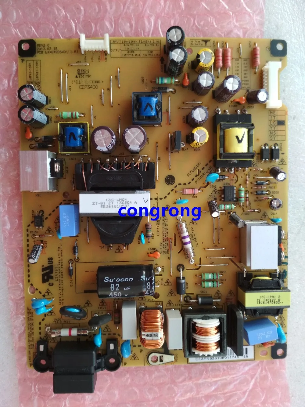 

100% test for 42LA6200 42LN6150 power board LGP42-13R2 EAX64905401