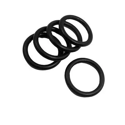 

5 Pcs 40mm x 5mm Rubber Sealing Oil Filter O Rings Gaskets Black
