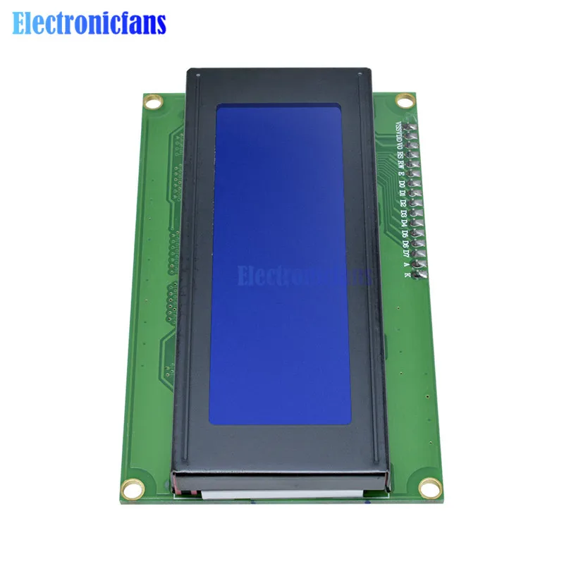 Imagem -04 - Interface Serial Iic I2c Twi Spi Controlador de Tela Azul com Retroiluminação para Arduino Lcd 2004x4 Personagens Hd44780