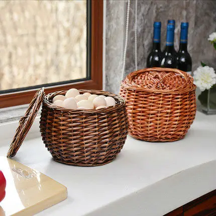 

Environmentally friendly and durable wicker baskets, wicker storage basket, egg basket, fruit basket, bamboo, rattan