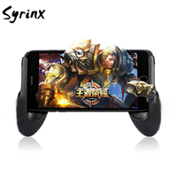 SYRINX Phone Game Mount Bracket Gamepad Hand Grip Clip Stand For iphone X 8 7 Samsung S9 s8 Xiaomi mi8 Huawei P10 Gaming Handle