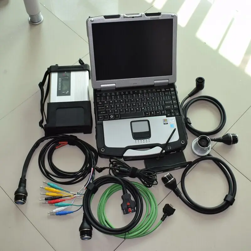 

Full Chip MB STAR C5 Diagnosis with CF31 I5 Laptop 4G and SSD 480GB Software DTS SD Connect Diagnostic Tool 12V 24V