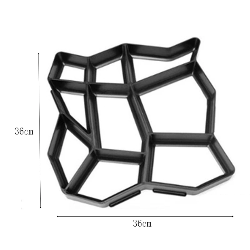 Kamień chodnikowe formy betonu chodnik chodnik 9 siatki DIY podjazd ogród
