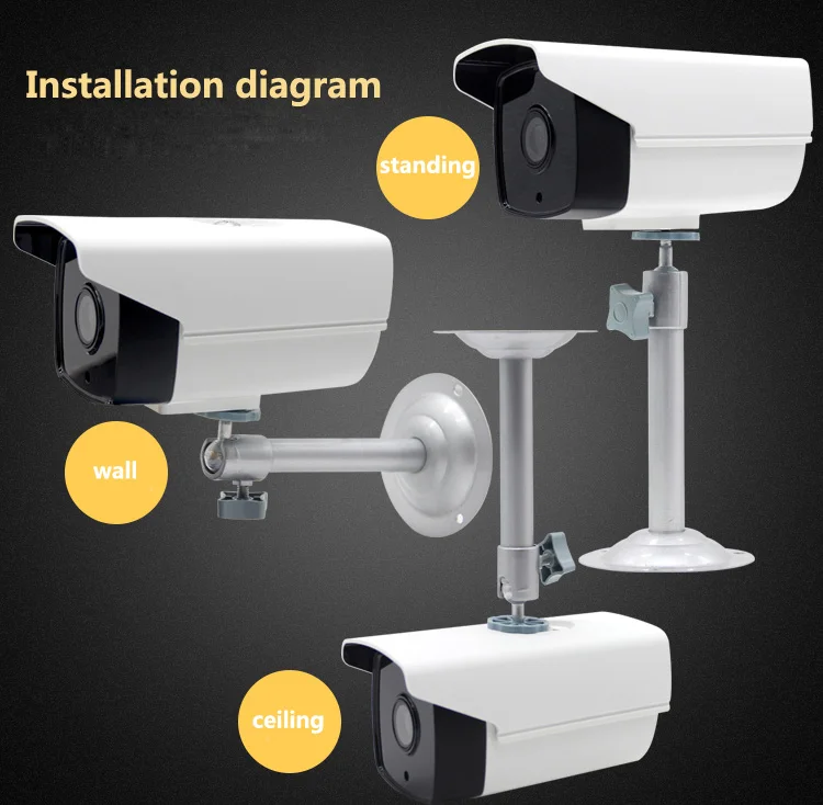 Surveillance Camera bracket iron coating bracket outdoor universal bracket wall ceiling 05 bracket