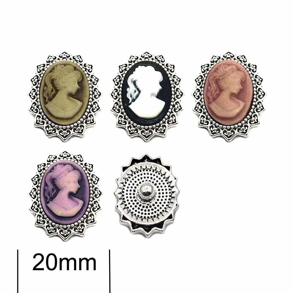 Wholesale metal Rhinestone Snap Buttons w206 flower Diy Jewelry fit 18mm Snap button Necklaces/Bracelets for women