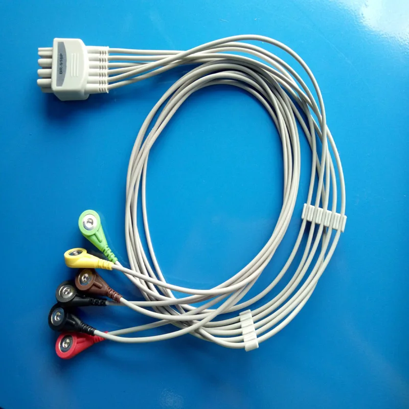 

Compatible with 8pin BR-916P Nihon Kohden ECG machine monitor the 6 lead clip leadwires,IEC or AHA.