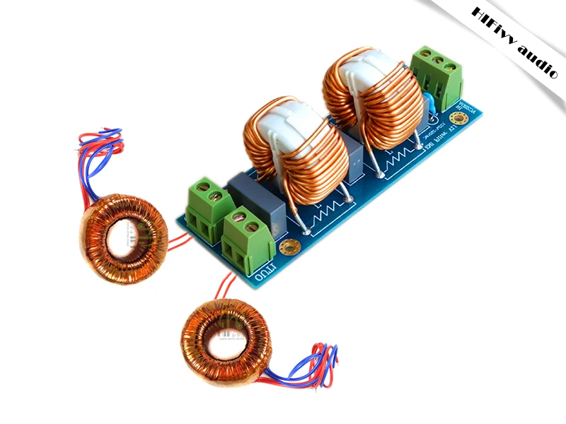 Placa PCB de filtro de potencia EMI de 18A para amplificador de Audio, Kits de fuente de alimentación de CA de entrada