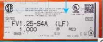 FV1.25-S4A RED terminals Connectors terminals housings 100% new and Original parts FV1.25-S4A (LF)