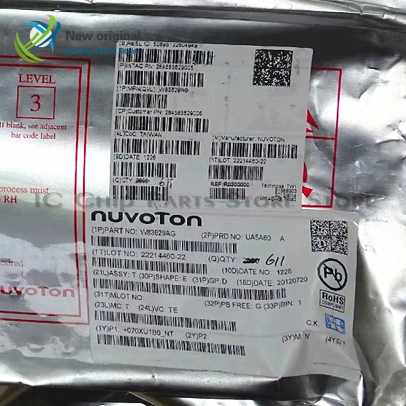 W83629AG ชิปวงจรรวม gratis ongkir QFP PCI ชิปวงจรรวมแบบดั้งเดิม100% (5ชิ้น)