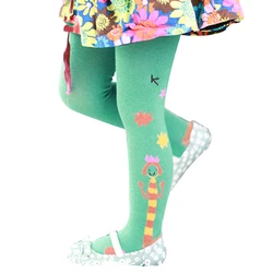 1-7T Cute Children Tights for Girls Cotton Girls Design Tights Kids Spring Pantyhose Baby Girl Stockings Children's Clothing