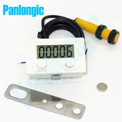 LCD Punch Digital Counter 5 Digit Industrial Proximity Switch and Strong Magnetic Back and Forth Count Spin Count Electronic