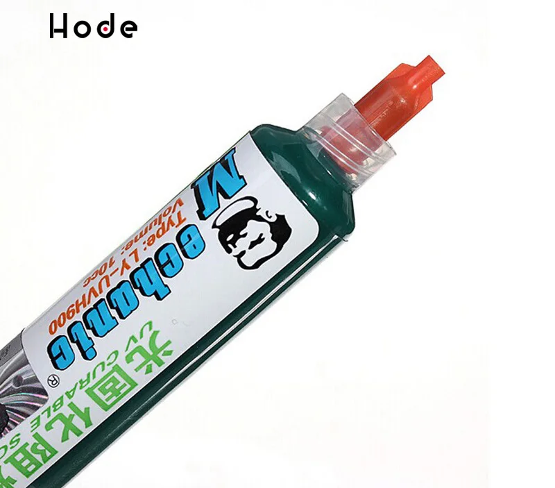 Green Welding UV Glue Curable Solder Mask 10CC For PCB BGA Circuit Board Protect Soldering Paste Flux Cream Welding Fluxes Oil