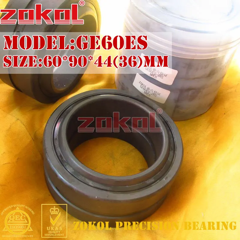 

ZOKOL bearing GE60ES Radial Spherical Plain Bearing 60*90*44(36)mm