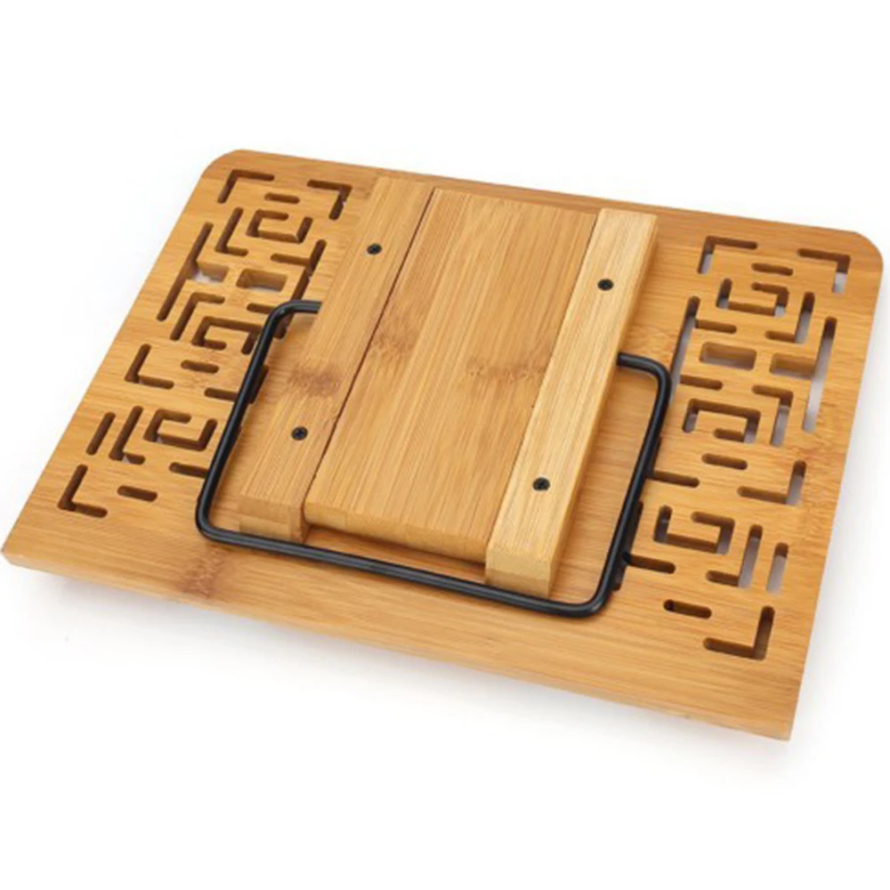Foldable Tablet PC textbook/Music Document Stand / Desk Bookrest with Retro Hollow Elegant Pattern