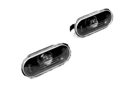 

Free Shipping Brand New a set of Smoke Side Marker Light Smooth Lens for vw Polo 9N