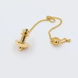 Ya.x Pendulums for Dowsing Wicca Balancing Pointed Cone Pendant Brass Pendulo Divinacion Healing Universal Reiki Charms