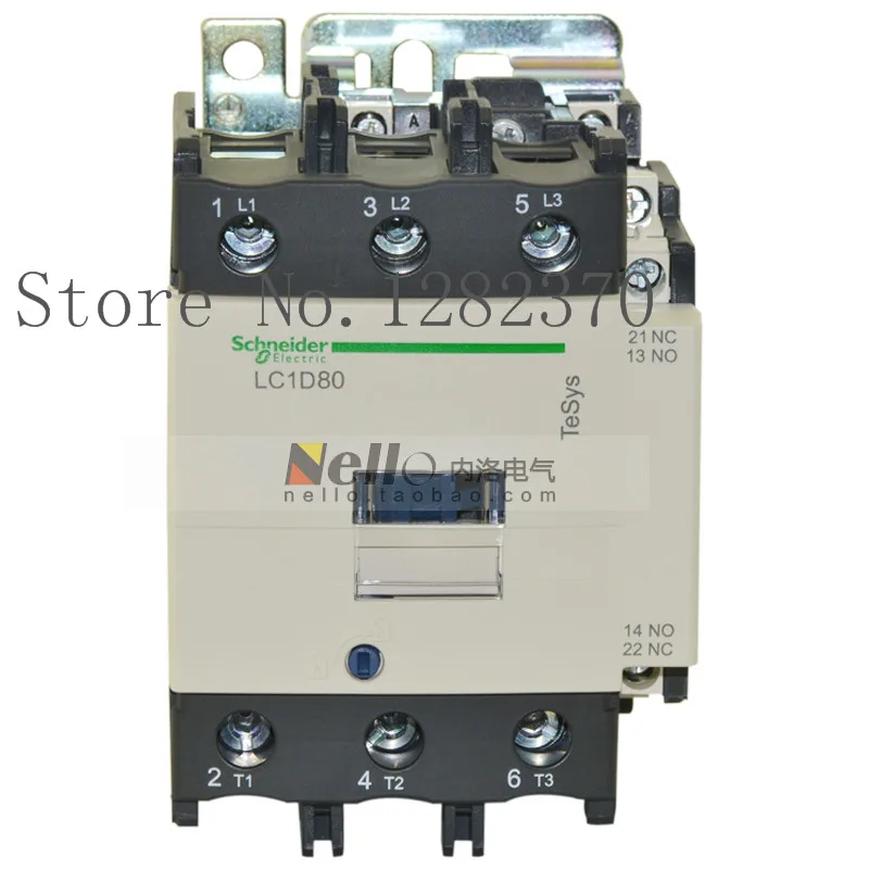 [ZOB] Authentic original AC contactor LC1D80 AC110V LC1-D80F7C load 37KW / 380V