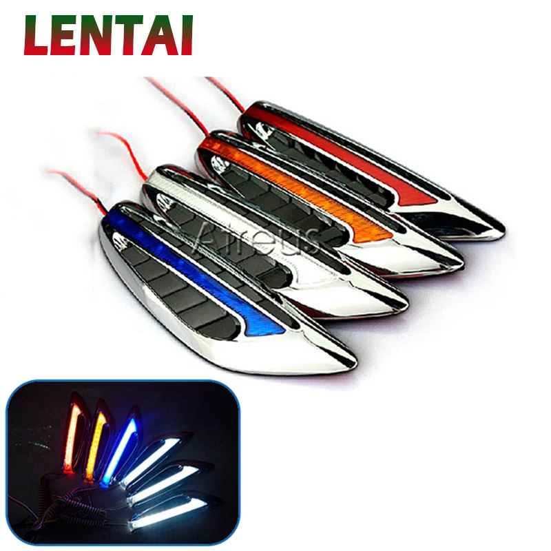 LENTAI 1Set Car Steering lights Auto Side turn signals Lamp For Citroen C4 C5 Hyundai Solaris I30 VW Polo T5 Ford Fiesta Fusion