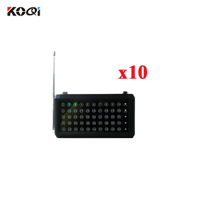 

Wireless Waiter Calling System Display K-50 Show 50groups Number At the Same Time