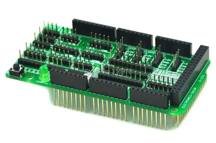 (10 pcs/lot) PCB d'extension d'e/s pour MEGA 2560 R3 Board bricolage.