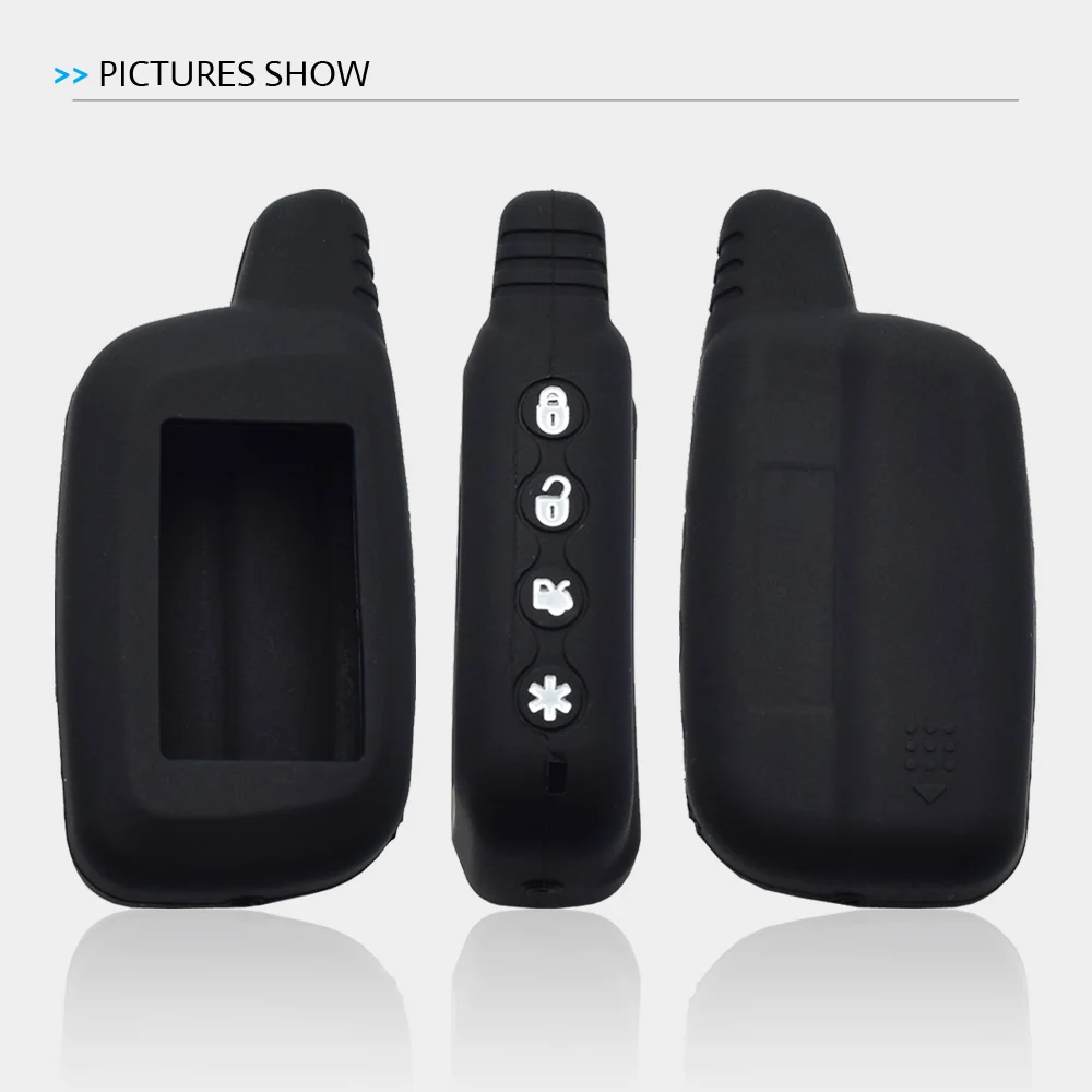 Silicone Key Case For Pantera SLK 300 350 400 450 600 625 868 600RS 625RS 650RS 675RS Car Alarm LCD Remote Control Protect Cover