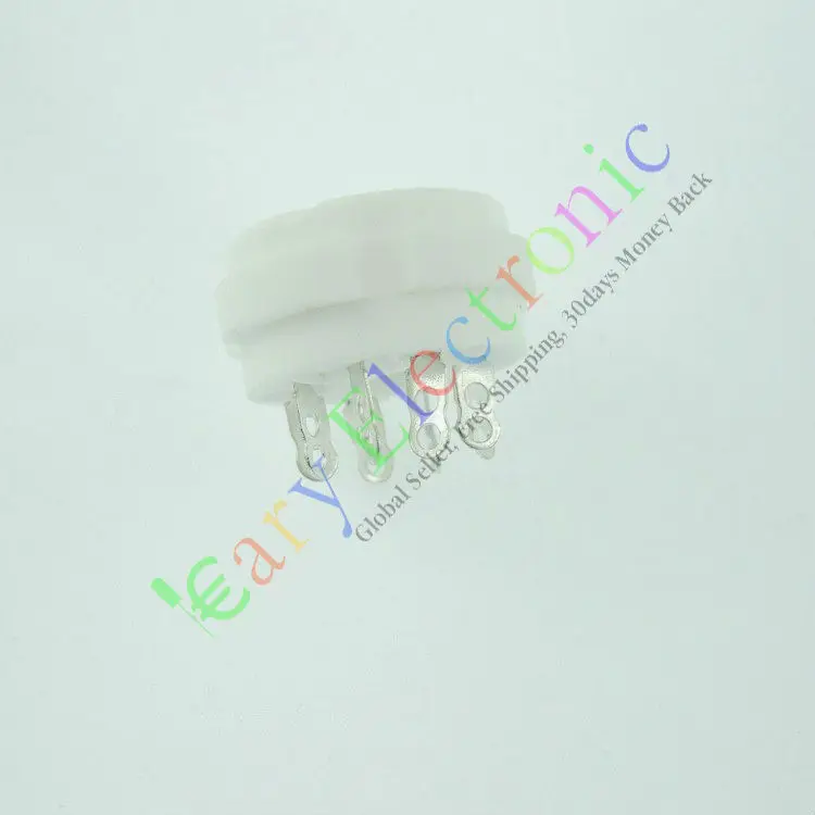 Tubo de vacío de cerámica de 8 pines, base de válvula octal Fr KT88 EL34B 6550 6SN7 amp, venta al por mayor y al por menor, 4 Uds., envío gratis