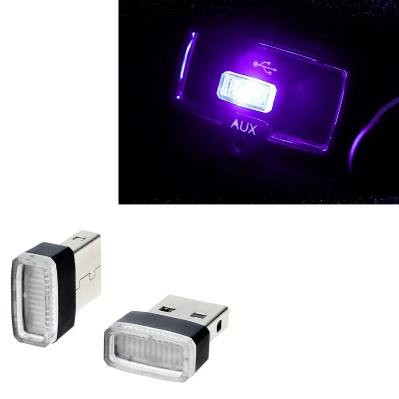 Car Styling USB Decorative Lamp Lighting LED Atmosphere Lights For Honda CRV Accord HR-V Vezel Fit City Civic Crider Odeysey