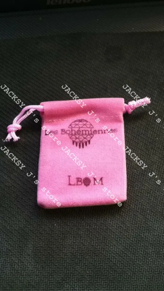 100x Custom Logo Printed Drawstring Mobile Phone Bag Gift Jewelry Packaging Bag Square Velvet Cloth Cell Phone Pouch