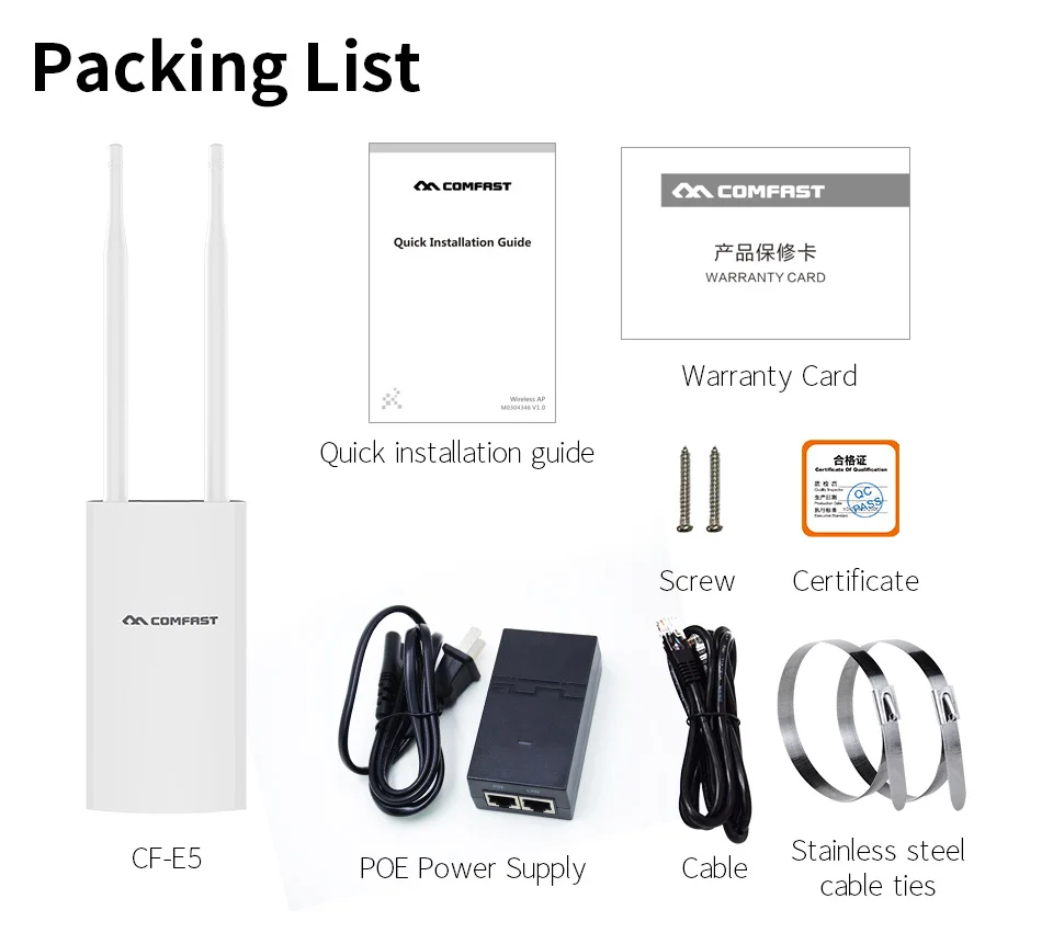 Imagem -06 - Comfast de Alta Velocidade ao ar Livre 4g Cartão Sim Portátil sem Fio wi fi ao ar Livre ap Plug And Play Roteador sem Fio Wi-fi Roteador Cf-e5