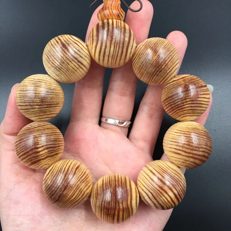 Agathis albaPrayer Beads Bracelet Elastic Blood dragon Wood  Buddha Bracelet Buddhist Prayer beads for Men Women 15/18/20MM