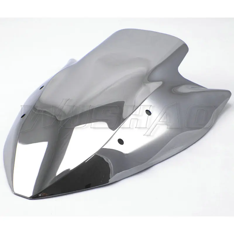 Motorcycle Double Bubble Windshield WindScreen Screen For 2003 2004 2005 2006 Kawasaki Z1000 Z 1000 Black Iridium Clear