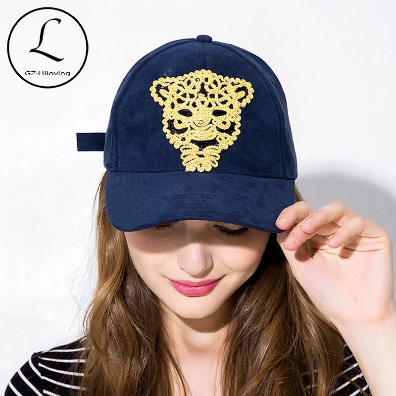 

GZHILOVINGL 2018 Fashion New Cotton Tiger Baseball Cap Hat Snapback Hip Hop Women Solid Black Casquette Bone Gorras Hats Caps